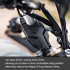 .Black Motorcycle Handle Bar Riser Clamp 52mm Heightening 28mm Diameter Barback