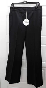 Pantalone Chloe nero noir 100% lana Francia nuovo tg 40 - Foto 1 di 5