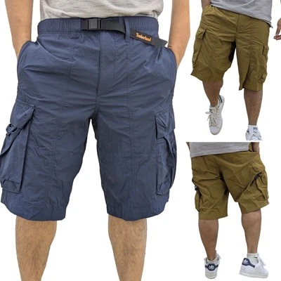 TIMBERLAND Mens Cargo Shorts Elasticated Summer Casual Quick Dry Beach Shorts - Image 1 of 4