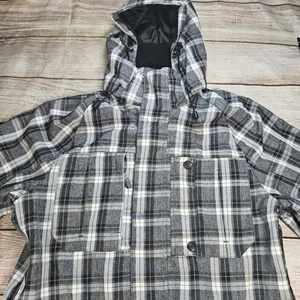 HMK Hustler Performance Snowmobile Jacket Women’s Size 10 Plaid  - Picture 1 of 7