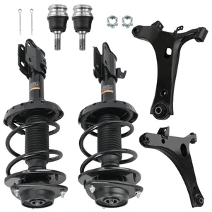Front Struts w/ Coil Spring + Lower Control Arms For Subaru Impreza 2008-2011 - Picture 1 of 8
