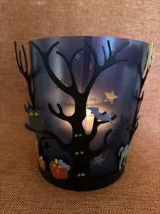 PARTYLITE SPOOKY TIME TEALIGHT/PILLAR HOLDER P9777 NEW - Picture 1 of 8