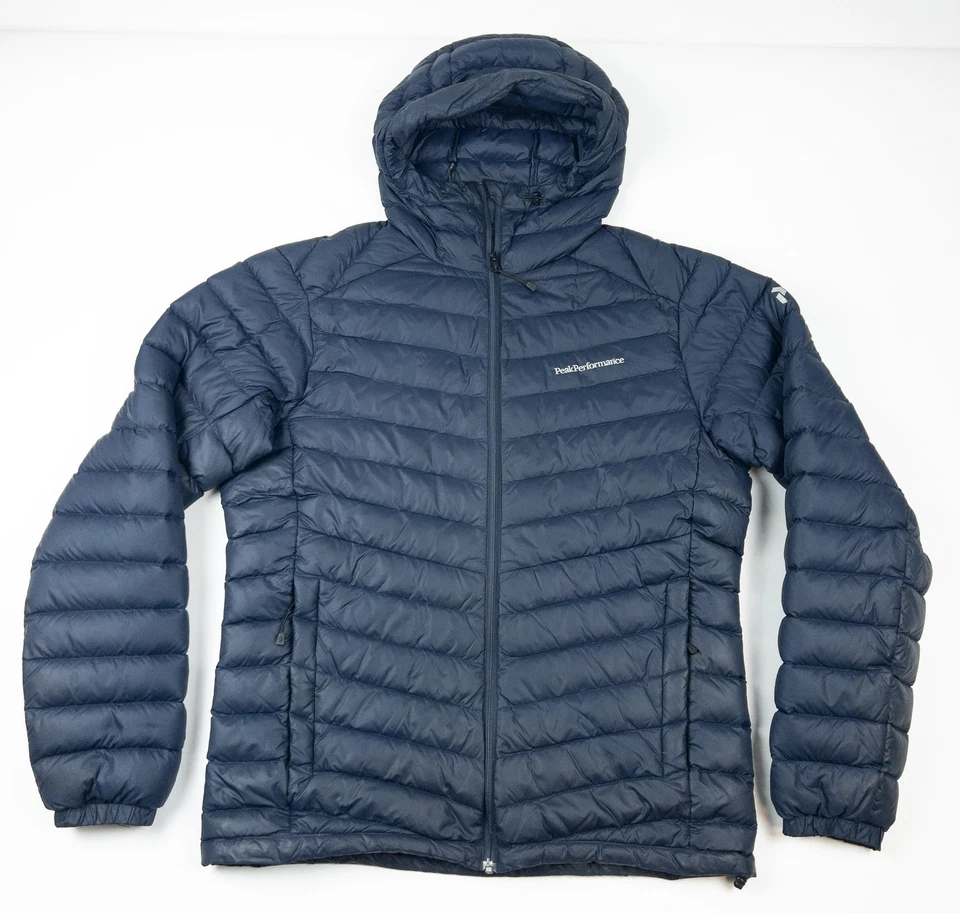 Chaqueta acolchada Peak Performance para hombre grande azul escarcha DH Pertex Quantum cremallera Foto 1 de 4