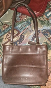 COACH Vintage Tribeca Brown Leather USA Made Shoulder Handbag Tote 9098 - Picture 1 of 10