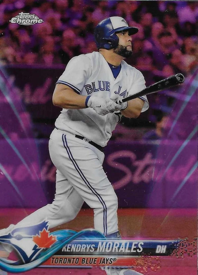 Tarjeta coleccionable de béisbol 2018 Topps Chrome MLB PINK REFRACTORS a elegir de la lista Foto 1 de 1