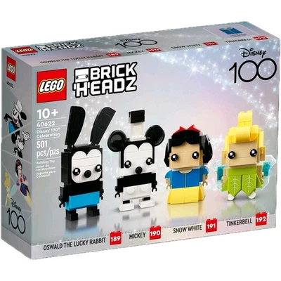 LEGO 40622 BRICKHEADZ Disney 100th Celebration New Sealed Retired Oswald Mickey - Image 1 of 4