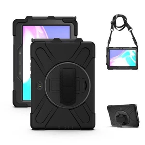 Stand Case For Samsung Tab Active 2 3 Pro / 4 Pro / Rugged Hand Shoulder Strap - Picture 1 of 55