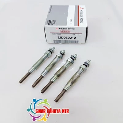 Conjunto de bujía incandescente de motor apto para Mitsubishi Montero 1983-1986 MD050212 OEM/ORIGINAL Foto 1 de 3
