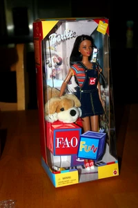 Seltene 1999 Special Edition FAO Fun Brunette Barbie Puppe - Neu in Box - Bild 1 von 7