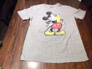 disney mickey mouse shirt damen L 42/44 grau - Bild 1 von 4