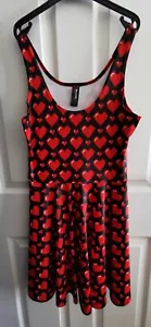 Black Milk Love Ya Bits Skater Dress M - Picture 1 of 3