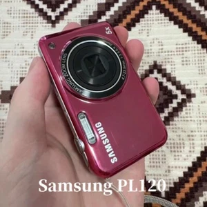 Raro Rojo Samsung PL120 14MP Doble LCD Vintage Gema Excelente Estado - Imagen 1 de 13