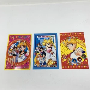 Vintage Set Of 3 Sailor Moon Post Card Postcard 1992 Naomi Takeuchi RARE - Picture 1 of 5