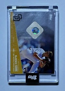 Mackenzie Gore 2022 Topps RC Relic Gold 21/99 #MG1A - 1st Mlb Win Game Used Ball - Picture 1 of 6