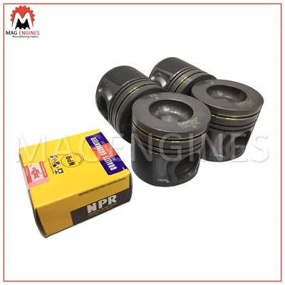 JUEGO DE PISTONES Y ANILLOS HYUNDAI D4HB PARA SANTA FE Y GRAND SANTA FE 2,2 LTR 09-17 Foto 1 de 4