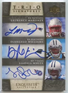 2006 Exquisite Laurence Maroney/DeAngelo Williams/Lendale White AUTO #01/15! - Picture 1 of 1