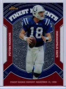 2007 Topps Finest Moments #PM Peyton Manning - Picture 1 of 1