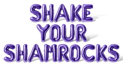 Shake Your Shamrocks Letra Globo Banner - Hágalo usted mismo Decoraciones del Día de San Patricio Foto 1 de 4