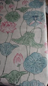 Zoffany fabric remnant. 'Lotus' 137 x 121cm ( A319) - Picture 1 of 7