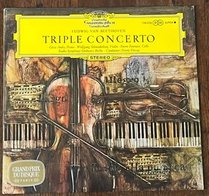BEETHOVEN Triple Concerto FRICSAY LP DEUTSCHE GRAMMOPHON BLUE TULIP - Picture 1 of 6