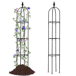 Garden Trellis for Climbing Plants Outdoor Plant Support for Potted Flowers V... - Picture 1 of 8
