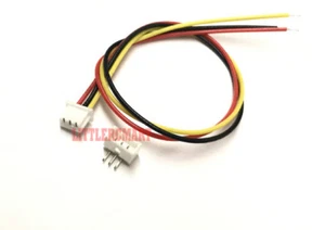 3-Pin 1.25mm Male Connector Housing 15cm wire lead Right Angle PCB Header 50 SET - Picture 1 of 7