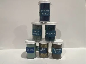 Jazzy Embossing Powder Pack of 6 NEW 1/2 oz jars #23 - Picture 1 of 3