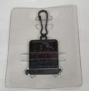 MLB Insider Club Lifetime Member Silver Tone Metal Keychain 2009 Zipper Hang Tag - Picture 1 of 1