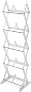 Atlantic Mitsu 5-Tier Portable Media Storage Rack – Holds 130 CD; or 90 DVD; or - Picture 1 of 14