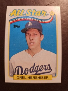 1989 Topps - All Star #394 Orel Hershiser LA Dodgers Legend NM+ 🔥
