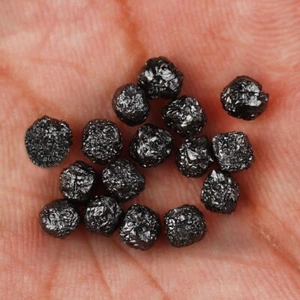 Diamante natural áspero sin cortar color negro diamante suelto crudo para hac... - Imagen 1 de 8