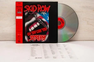 Skid Row ‎OH SAY CAN YOU SCREAM Japan LD NTSC Laserdisc AMLY-8010 w/ Obi - Picture 1 of 3