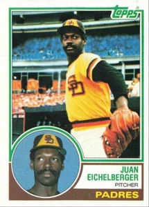 1983 Topps Baseball Juan Eichelberger San Diego Padres #168 - Picture 1 of 2