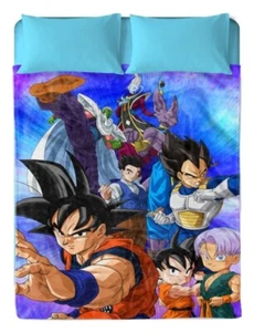 Providencia cobertor serenity matrimonial Dragon Ball batalla color azul - Picture 1 of 5