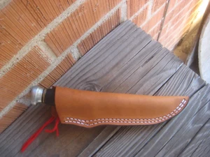 1920s Antique 4" Blade ** MARBLE *** Carbon Hunting Knife & Sheath USA - Picture 1 of 16