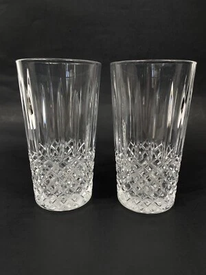 VTG Cristal D'Arques Constance Crystal Highball Glasses Flat Tumbler Set of 2 - Image 1 of 4