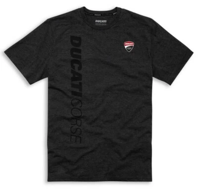 Ducati Corse Dc Tonal short-Sleeved short Sleeve Grey Black New - Image 1 of 3