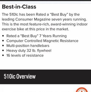 Diamondback 510Ic Recumbent Magnetic Exercise Bike (model year 2019) 