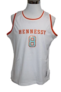 Neu mit Etikett Hennessy Daomey limitierte Auflage weiß orange Basketball Trikot NBA #8 Small - Bild 1 von 5