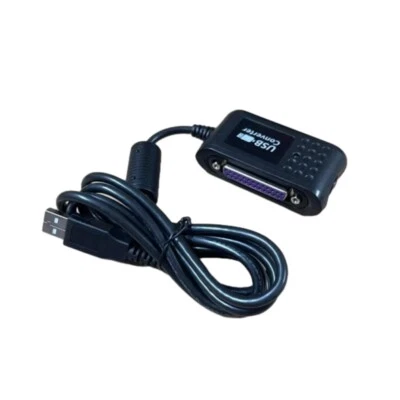 Lenovo USB to DB 25 hole parallel port converter IEEE 1284 UTX1712206 1.8m - Image 1 of 4