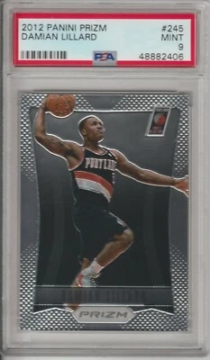 2012-13 Panini Prizm Basketball Damian Dame Lillard RC #245 PSA 9 Mint - Image 1 of 2