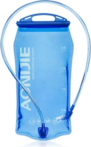 Collapsible Water Bottles Folding Soft Flask Hydration Bladder Leakproof Water S - Picture 1 of 9