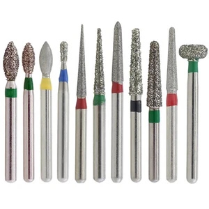 Fútbol americano de pera de extremo redondo Diamond Burs FG 850 856 - Imagen 1 de 68