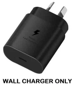 25W Super Fast Wall Charger USB-C Samsung Galaxy S25 S24 S23 S22 Ultra + & More - Picture 1 of 2