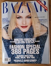 Harper's Bazaar Australia Magazine March 1999 Y2K fashion 90s Amber Valletta 