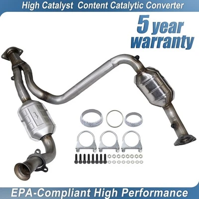 Catalytic Converters for 2000-2006 Chevrolet Suburban GMC Tahoe 4.8/5.3L EPA Foto 1 de 4