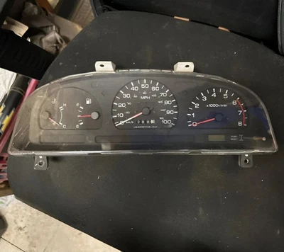 1994-1997 Nissan Pickup Speedometer Tachometer Instrument Cluster Head OEM Foto 1 de 4
