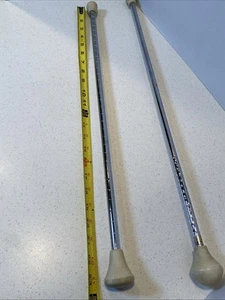2 Twirling Drum Major Batons - 26" & 23 1/2” Vintage - Picture 1 of 16