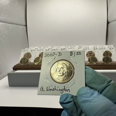 2007 D George Washington - 1st Presidential Dollar Coin Circulated & Look Great - Image 1 of 4