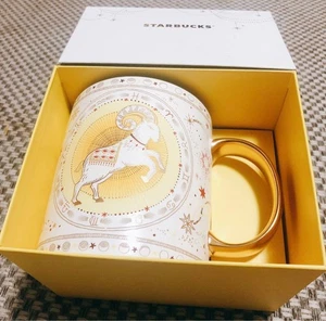 Starbucks Taiwan Limited Mug Aries Constellation 12 Kinds Design 16oz 2023 JAPAN - Picture 1 of 8